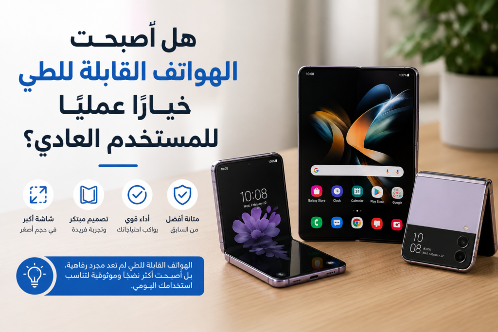 الهواتف القابلة للطي وهل أصبحت خيارًا عمليًا للاستخدام اليومي